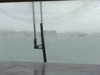 View from the (rather salt-spray stained) front window during Solent trip